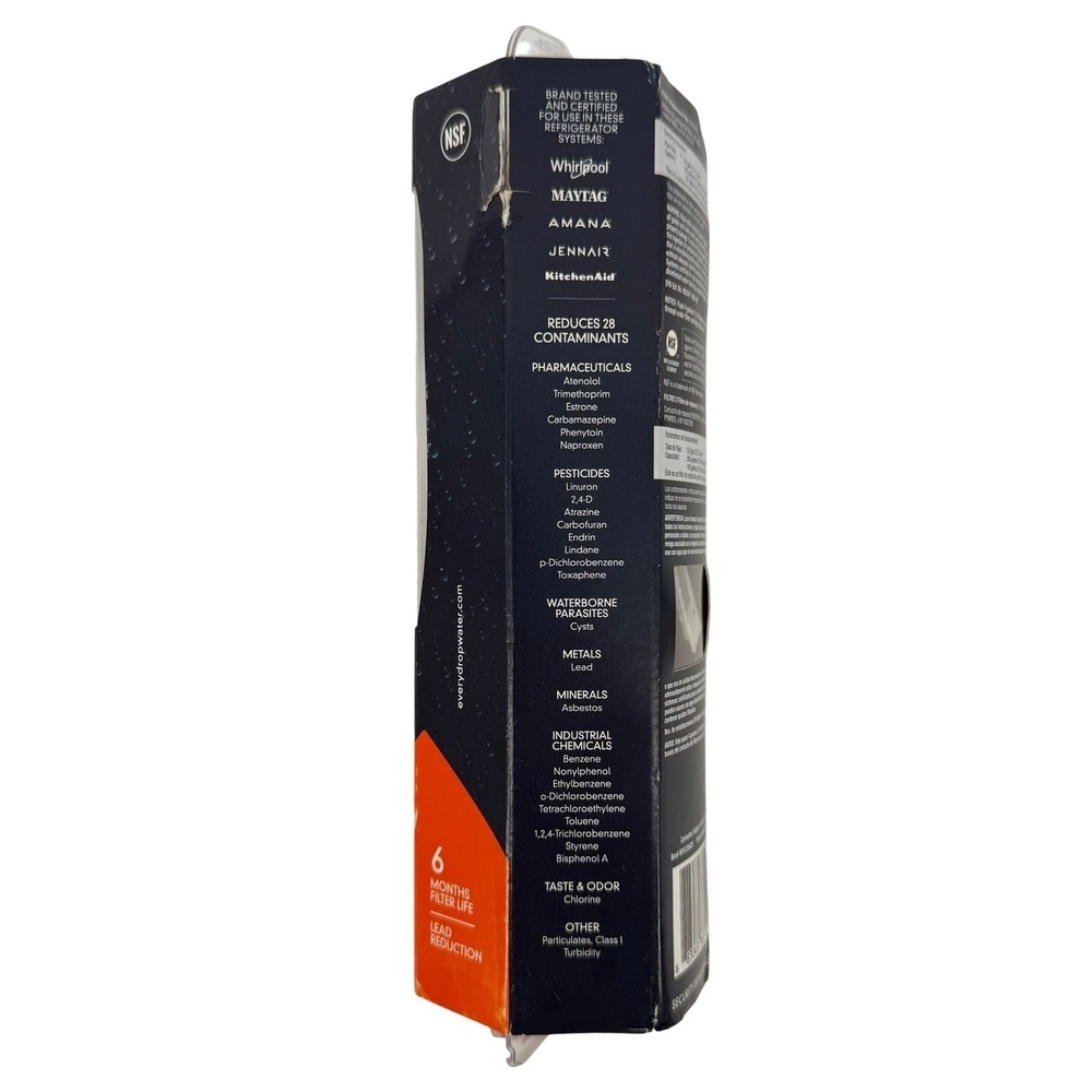 Everydrop Filter 2 Refrigerator Ice & Water ΕDR2RXD1 Orange‎ New - Picture 2 of 8